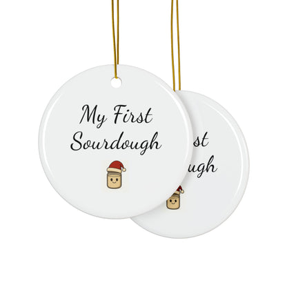 Christmas Baking Ceramic Ornaments for bakers ornament for Christmas gift bakery friends family or couples