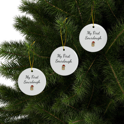 Christmas Baking Ceramic Ornaments for bakers ornament for Christmas gift bakery friends family or couples
