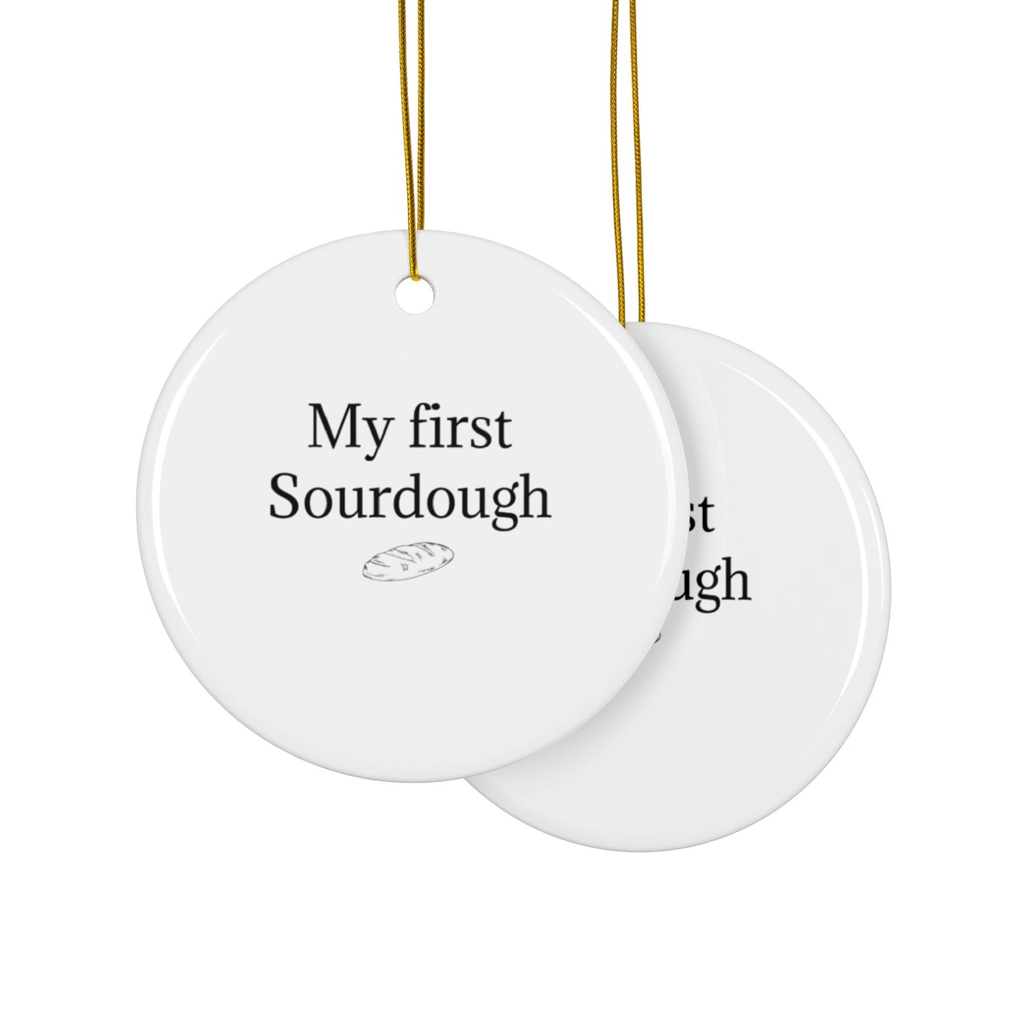 Christmas Baking Ceramic Ornaments for bakers, ornament for Christmas gift bakery friends' family or couples