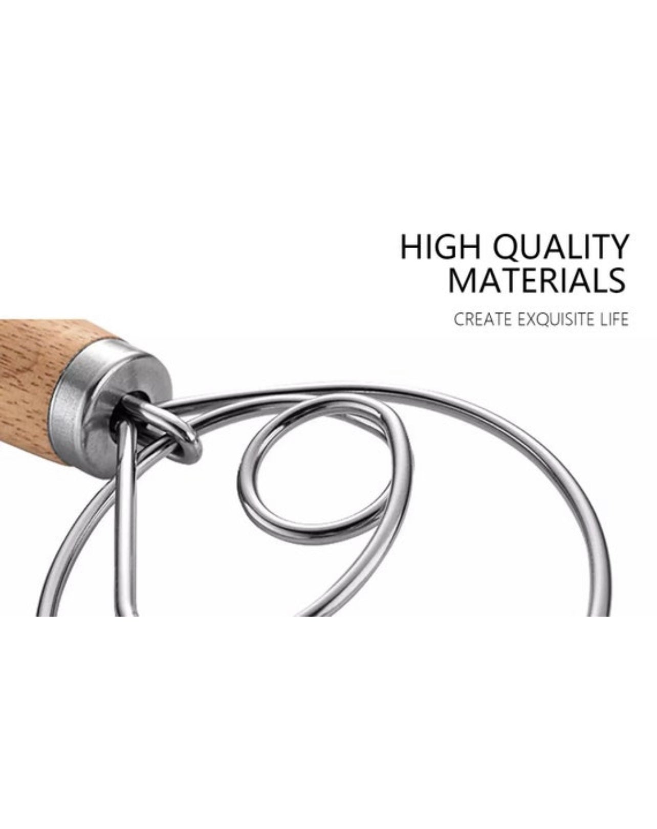 13" Danish Dough Whisk Hand Mixer