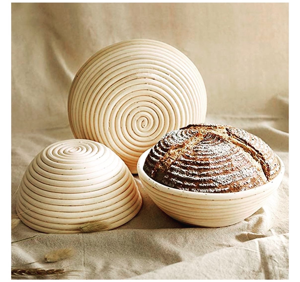 Banneton 10” Inch Proofing Basket.